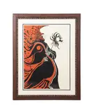 Red Shaman by Ben Smith, 1996, lithograph on paper, sold Jun 2023