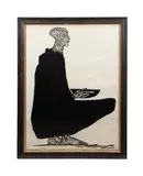 Suppliment by Ben Smith, 1968, woodblock on paper, sold Jun 2023