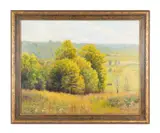 Untitled by Theo John Koch, oil on board, sold Aug 2023