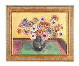 Floral Still Life" 20th century by Nell Choate Jones, oil on canvas, sold Aug 2023
