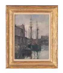 Untitled by Paul Cornoyer, oil on board, sold Aug 2023