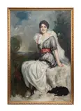 untitled by Caspar Ritter, 1914, oil on canvas, sold Aug 2023