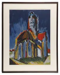Untitled by Carlos Bracher, screenprint, sold Aug 2025