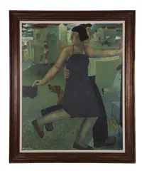 Untitled by Jessica Rice, giclee "Rain", sold Aug 2025