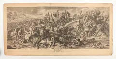 Untitled by Gérard Audran, etching "Ludovico XIII francorum regis pontentisimo", sold Aug 2025