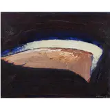 Untitled from the "Windhover" series by Nathan Oliveira, 1991, oil on canvas board mounted to panel, sold Sep 2022
