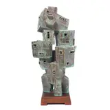 Watchtower by Jacques Schnier, 1963, bronze sculpture, sold Sep 2022