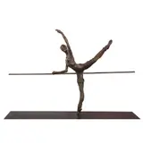 Russian Attitude by Al Farrow, 1982, bronze sculpture, sold Sep 2022