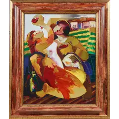Untitled by Hessam Abrishami, giclee on metal, sold Aug 2022
