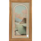Winter Idyll by George Douglas Brewerton, pastel on paper, sold Aug 2022