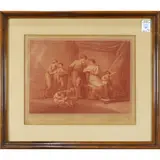 Untitled by Angelika Kauffmann, 1783, engraving, sold Aug 2022