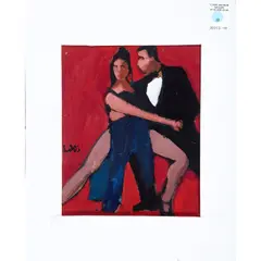 Oleo by Luis Jorge, 2005, oil on board, sold Aug 2022