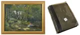 forest path landscape by Henry Plympton Spaulding, watercolor, sold May 2025