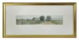 coastal view by Samuel R. Chaffee, watercolor, sold May 2025