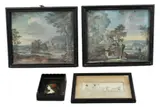 19thC Stevens Silk by Venetian Print, Pair of 18th century watercolors, sold May 2025