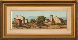 Old Buildings in a Rural Landscape by Otto Klar, oil on board, sold Mar 2024