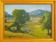 Attributed by Helen Dunham, Oil on Canvas, sold Jun 2024