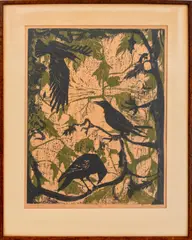 Early Spring by Ellen Rae Panero, Woodcut Print on Paper, sold Jun 2024