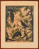 Early Spring by Ellen Rae Panero, Woodcut Print on Paper, sold Jun 2024