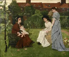 Untitled by Henry Bacon, oil on canvas, sold Mar 2024