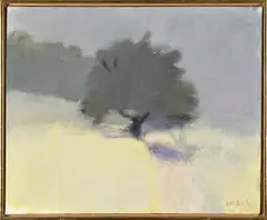 Untitled by Wolf Kahn, oil on canvas, sold Mar 2024