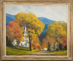 Untitled by Anthony Thieme, oil on canvas, sold May 2024