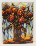 Tulpenstillleben by André Evard, oil on canvas, offered Dec 2022