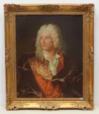 Portrait Sir Lucas Schaub by A. Stumpf, oil on canvas, sold Dec 2022