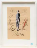 Ohne Titel by Andreas Hofer, 1988, oil, sold Dec 2022
