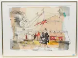 Schweizer Nationalzirkus by Rolf Knie, 1988, color lithograph, sold Dec 2022