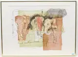 Elefantentrio by Rolf Knie, 1988, color lithograph, sold Dec 2022