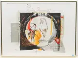 Weissclown mit Schimmel by Rolf Knie, 1988, color lithograph, sold Dec 2022