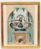 Die Sage by Paul Krawutschke, 1902, watercolor, offered Dec 2022