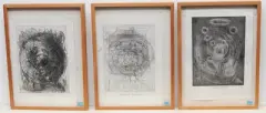 Ohne Titel by Dieter Roth, 1979, etching, sold Dec 2022