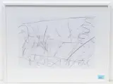 Ohne Titel by Adrian Schiess, 2006, pencil, sold Dec 2022