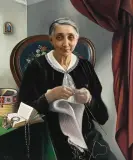 Bildnis der Vittoria Daccò by Gregorio Sciltian, oil on canvas, sold Sep 2022
