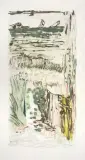 Ohne Titel by Per Kirkeby, 2007, monotype, sold Sep 2022