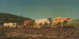 Kopie des 19.Jhs by Rosa Bonheur, oil on canvas, sold Sep 2022