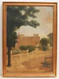 Jardin du Luxembourg by Frankreich, 1.Hälfte 20.Jh., oil, offered Sep 2022