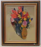 Blumenstillleben by Heinz Friedrich, oil on canvas, offered Sep 2022
