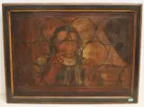 Trompe l'oeil, Mann am Fenster by Holland, 18.Jh., oil on canvas, sold Sep 2022