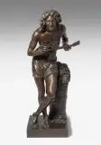 Paris, 19.Jh., nach dem Modell von Francisque Joseph Duret (1804–1865) by "L' Improvisateur" Figur, bronze, offered Sep 2022