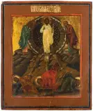Russisch, 19.Jh by Verklärung Christi, tempera, offered Sep 2022