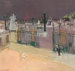 Paris, Place de la Concorde by Henri Schmid, oil on canvas, offered Sep 2022