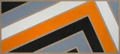 Ohne Titel, 1969 by Franz Fedier, acrylic, sold Sep 2022