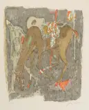Resignation by Alois Carigiet, 1967, color lithograph, offered Sep 2022