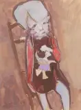 Kinderportrait by Coghuf, 1932, gouache, offered Sep 2022