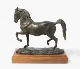 Pferd by Werner Friedrich Kunz, bronze, sold Sep 2022
