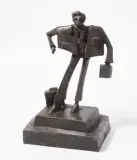 Unterwegs by Kurt Laurenz Metzler, 1996, bronze, sold Sep 2022