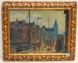 Soesterberg", 1918 by François Gos, oil on board, sold Sep 2022